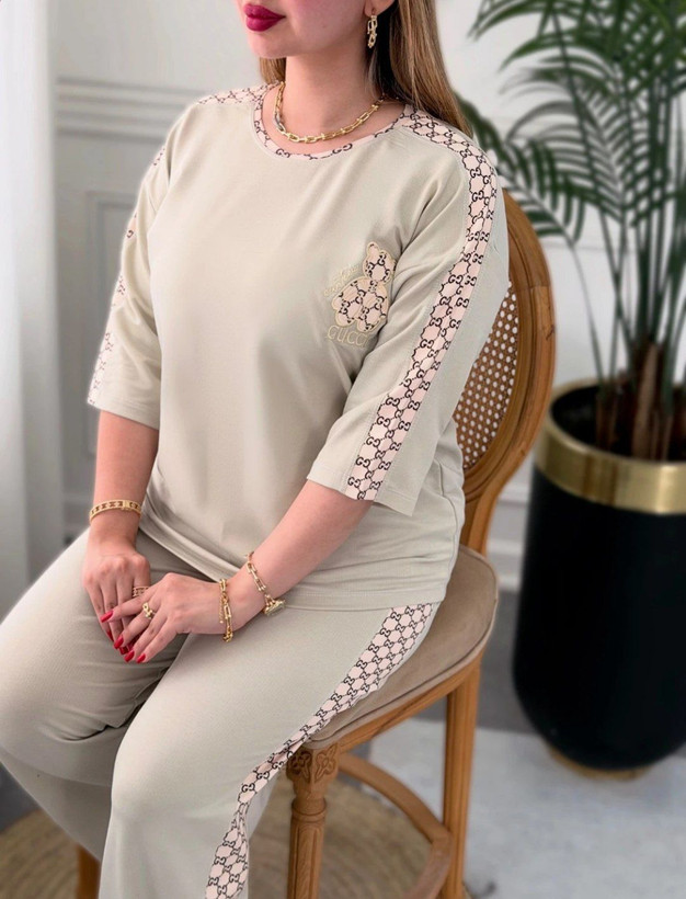 ست تیشرت شلوار گوچی تدی