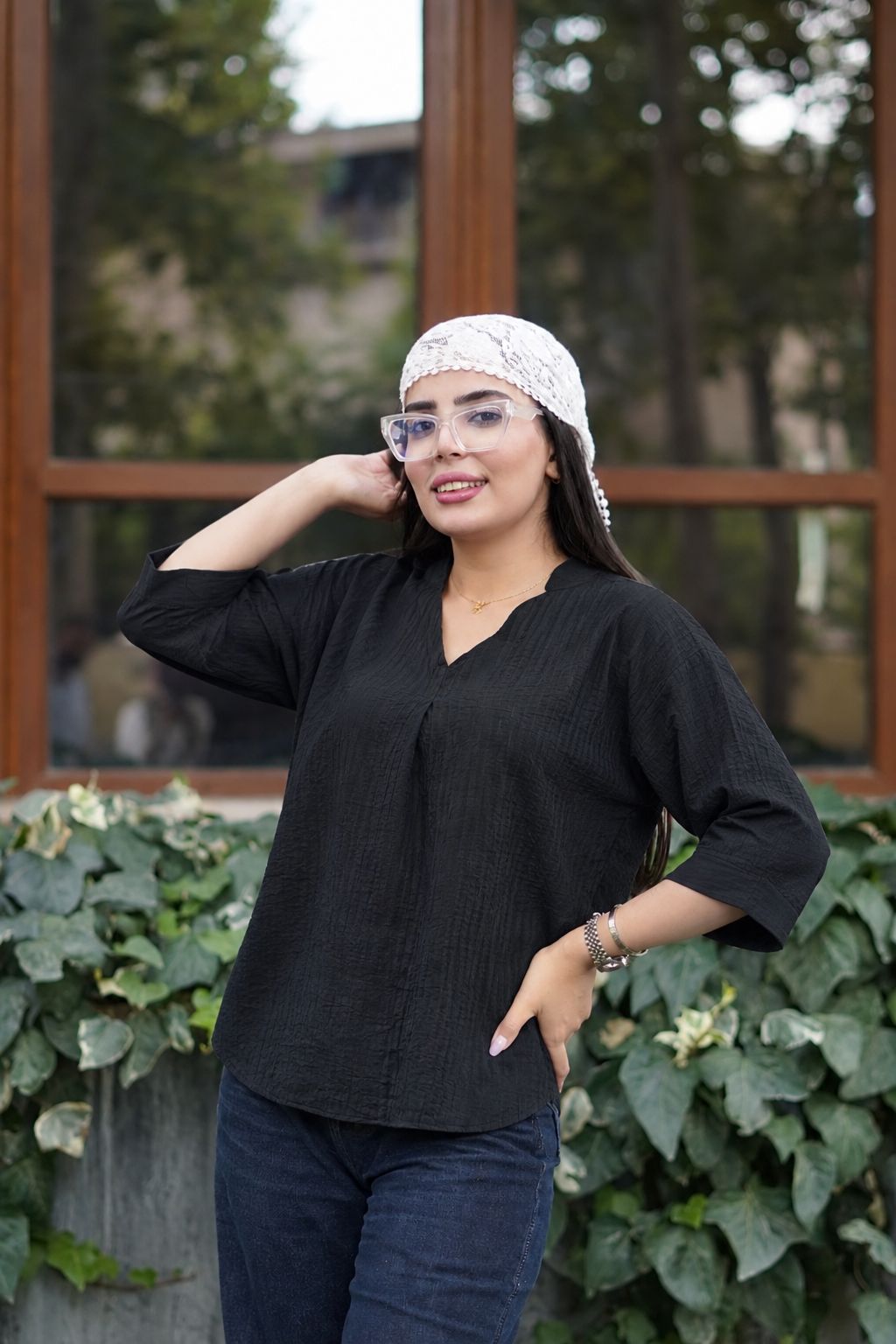 شومیز دلتا جلو بسته