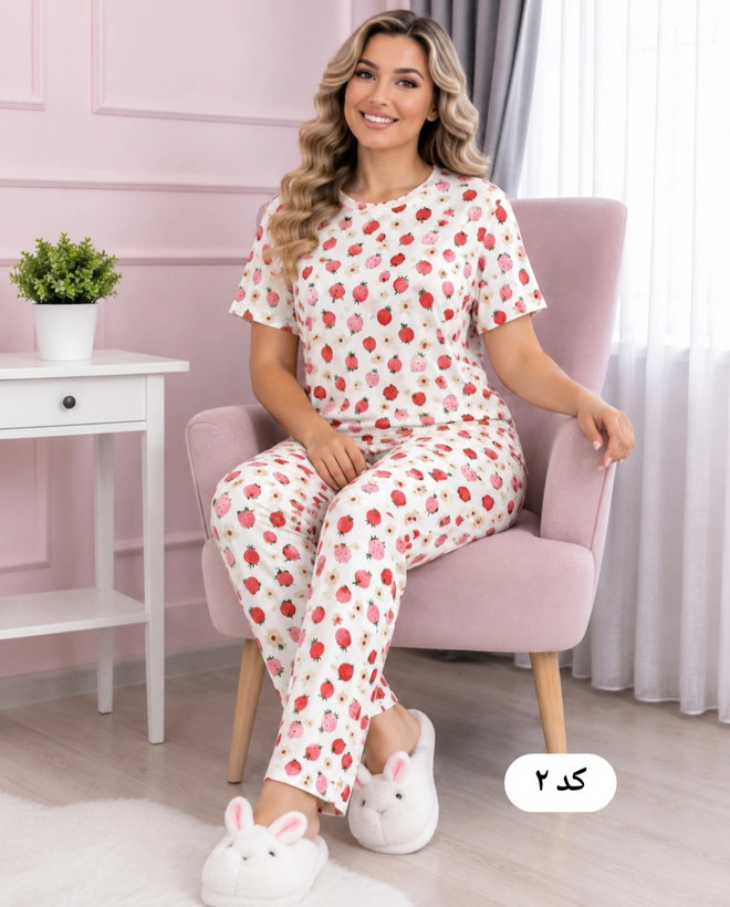 ست تیشرت شلوار عروسکی گیاهی