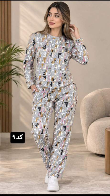 ست بلوز شلوار مخمل پاییزه