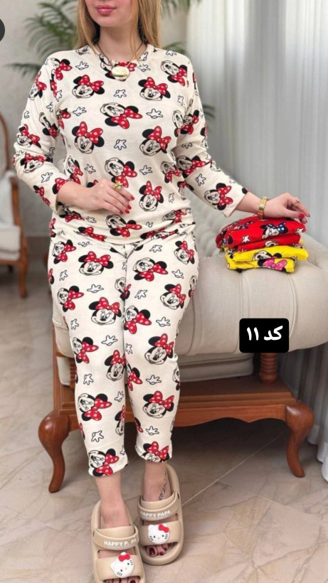 ست بلوز شلوار مخمل پاییزه